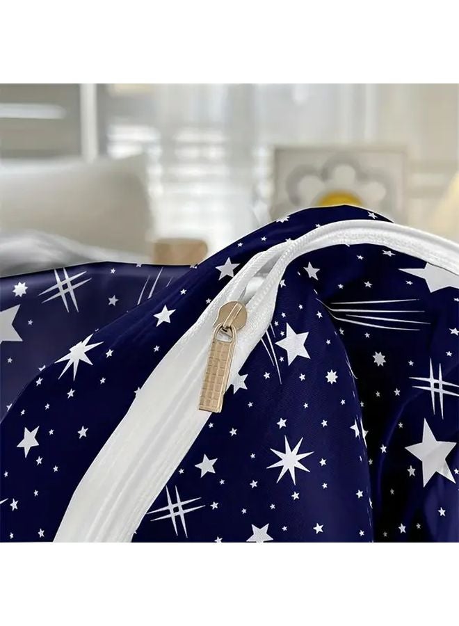 Blue Star Series Bedding Set 3Pcs 100 Polyester Duvet Cover 66 14x90 16 Inches And Pillowcases - Image 5